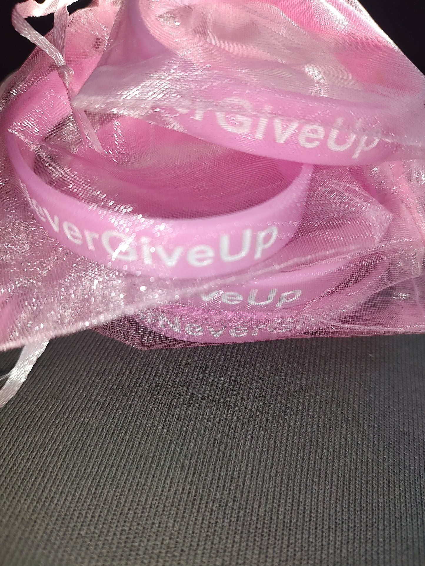 #NeverGiveUp #Breast Cancer Awareness Pink