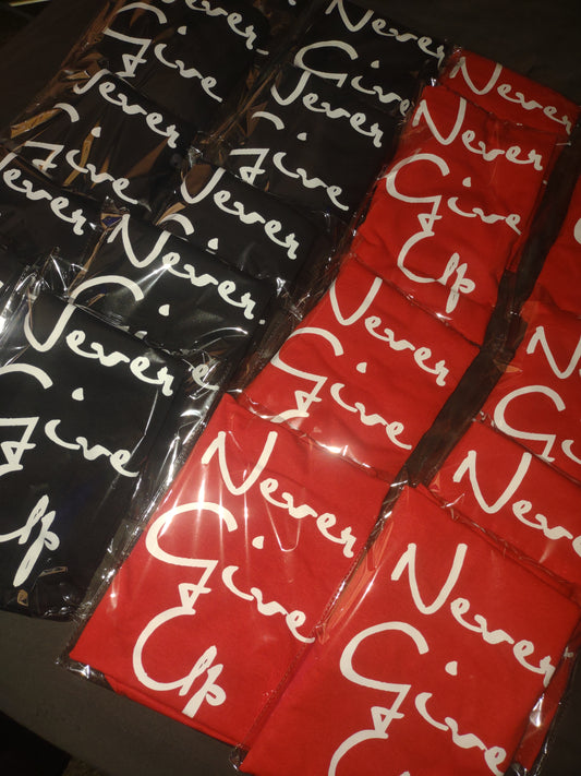 Never Give Up (Red)
